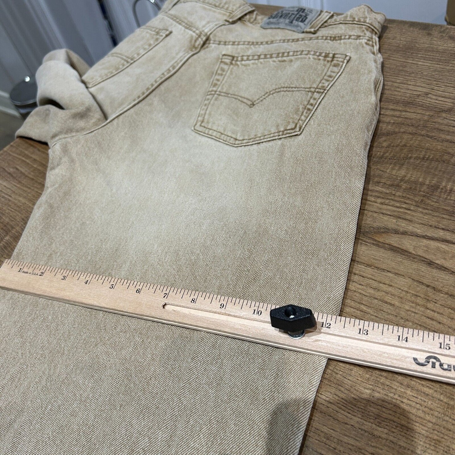 VINTAGE 90s | Levis SilverTab Loose Taper Tan Denim Pants sz W32 L34