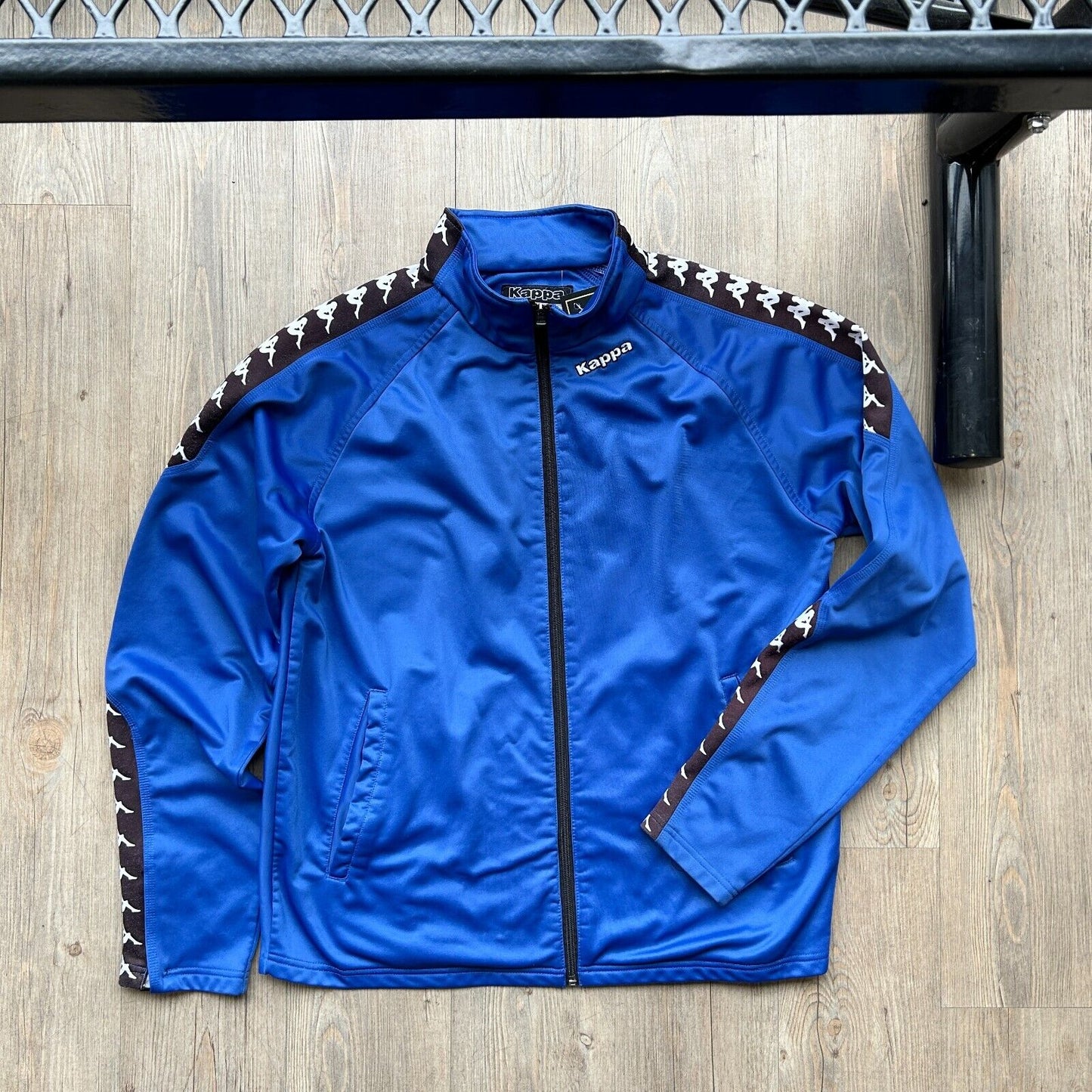VINTAGE Y2K | KAPPA Blue Full Zip Track Jacket sz M/L Adult