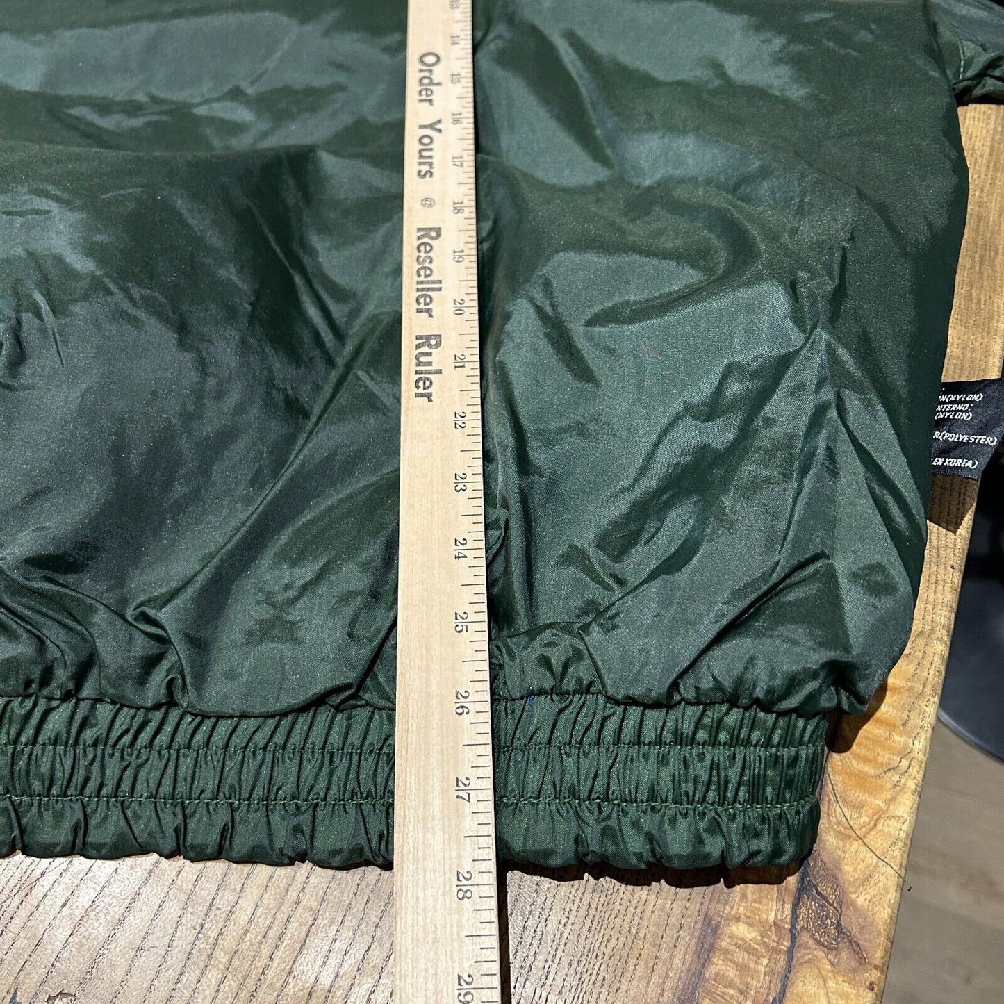 VINTAGE 90s | Pro Player Green Bay Packers 1/4 Zip Reversible Jacket sz L Adult