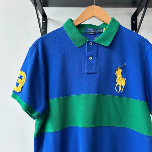 VINTAGE Y2k | Ralph Lauren Big Pony #3 Polo Shirt sz L/XL