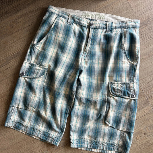 Levi's SILVERTAB | Plaid Loose Fit Vintage Y2K Cargo Shorts sz W35