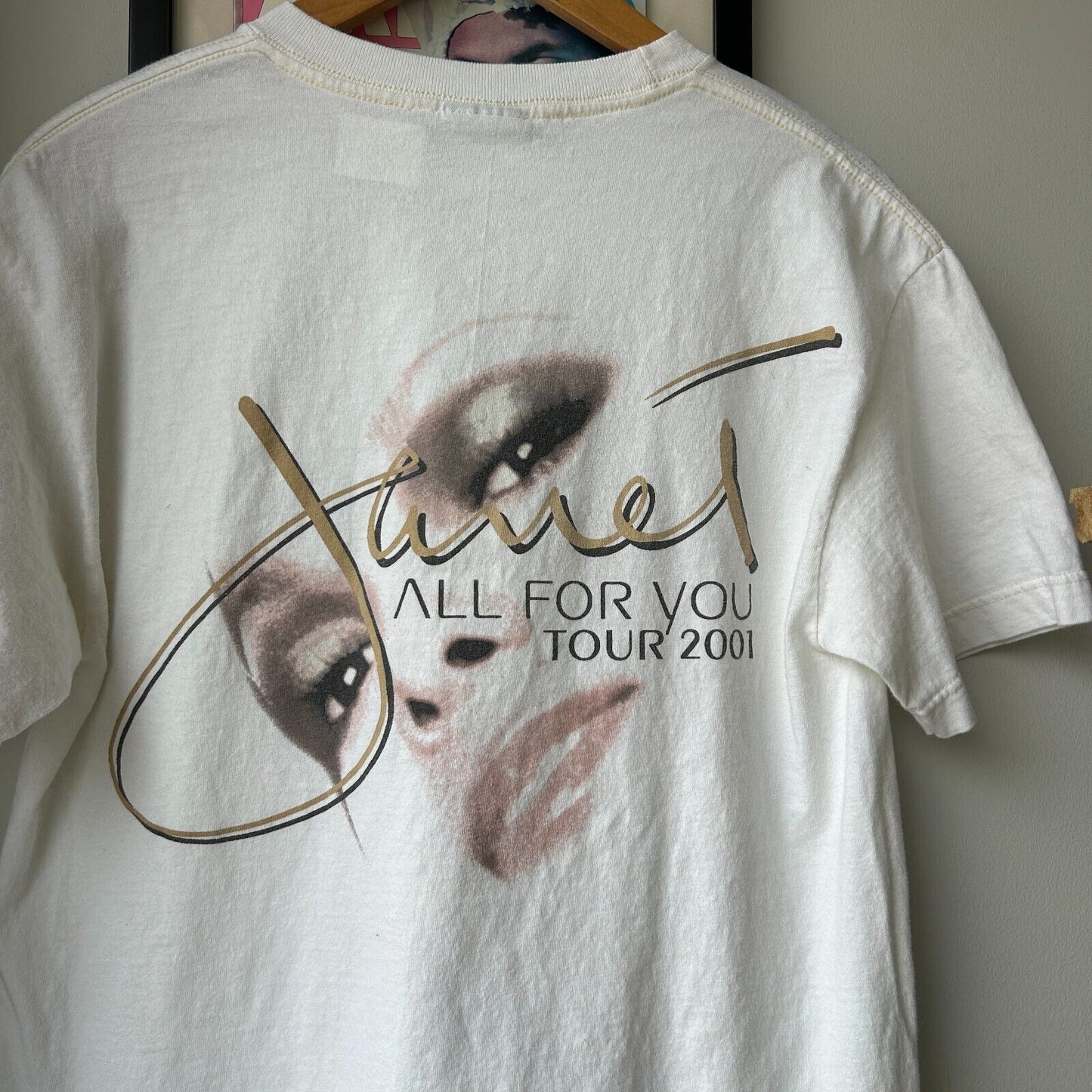 VINTAGE 2001 | Janet Jackson All For You Tour Band T-Shirt sz M
