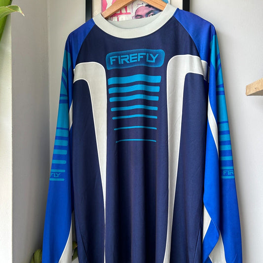 VINTAGE | Firefly Racing Motocross Jersey Long Sleeve Shirt sz L-XL