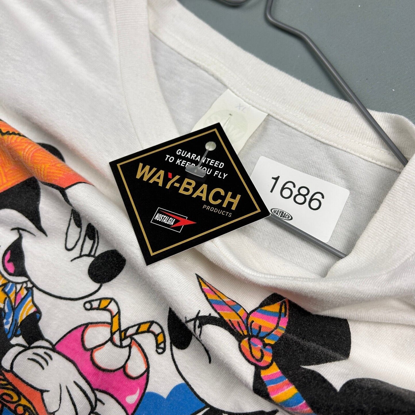 VINTAGE 90s | Mickey Mouse Hawaii Vacation White T-Shirt sz XL Adult