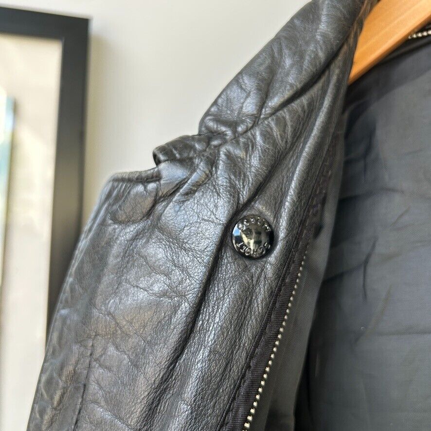 VINTAGE 70s | Schott NYC Motorcycle Leather Jacket sz M 40