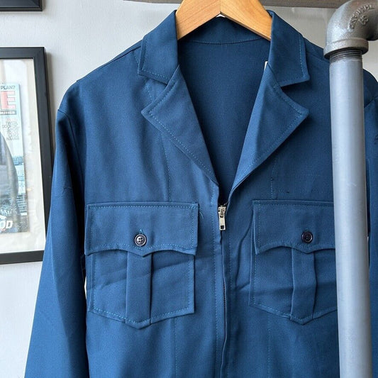 VINTAGE 70s 80s | Aero Mode Full Zip Work Jacket sz S