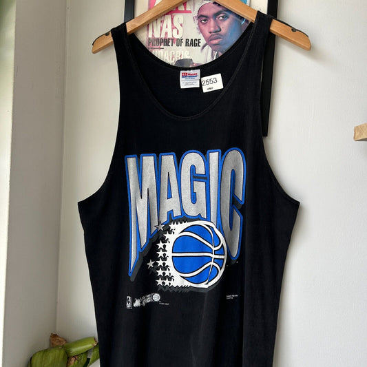 VINTAGE 90s | Orlando Magic Basketball NBA Tank Shirt sz M