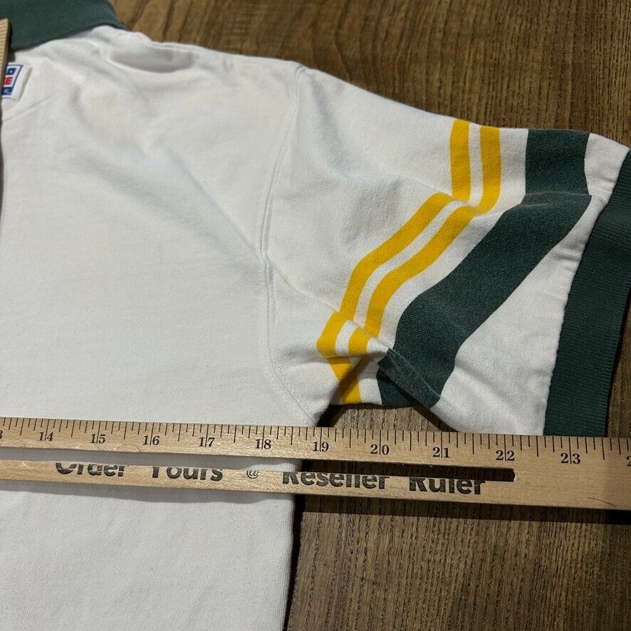 VINTAGE 90s | Green Bay Packers Logo Athletic Pro Line Polo Shirt sz M