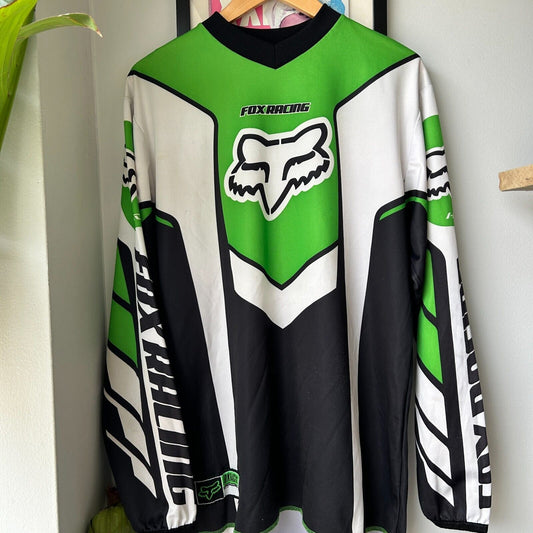 VINTAGE | FOX Racing Motocross Jersey Long Sleeve Shirt sz L