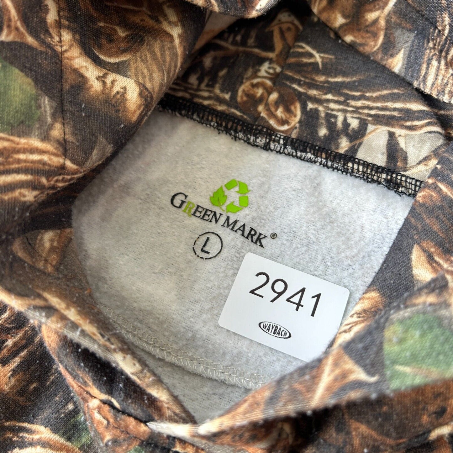 VINTAGE | Real Tree Camo Pullover Hoodie sz L