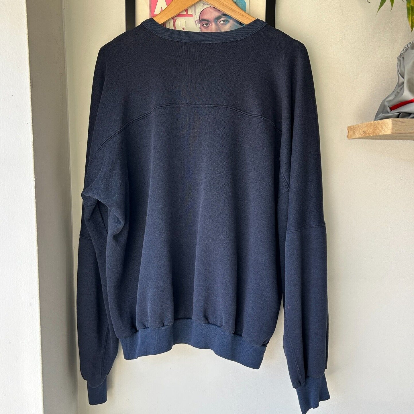 VINTAGE 90s | Illinois Henley Collegiate Crewneck Sweater sz XL