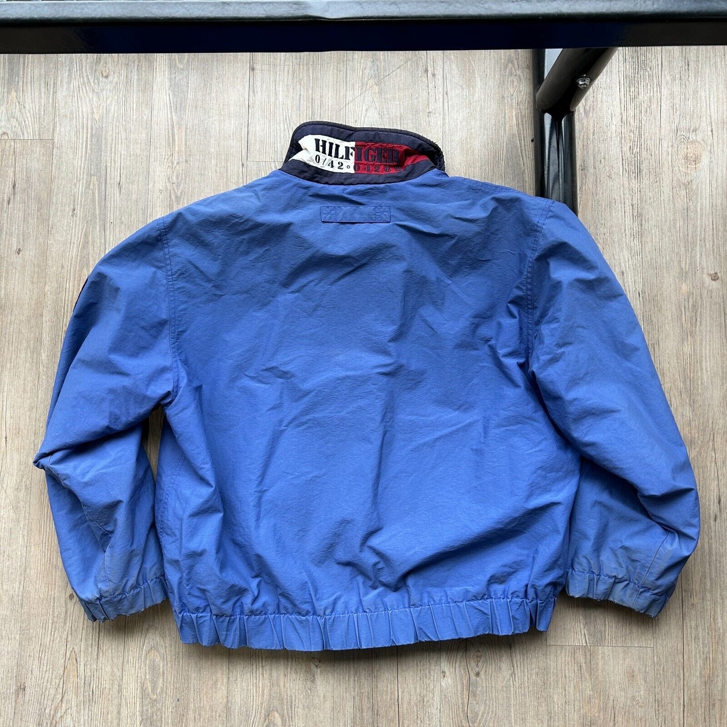 VINTAGE 90s | Tommy Hilfiger Blue Full Zip Fleece Lined Jacket sz M Adult