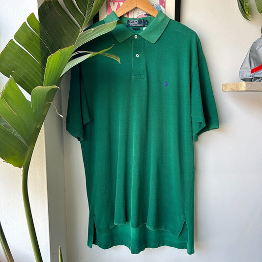 VINTAGE | Ralph Lauren Sm Pony Polo Shirt sz L Adult