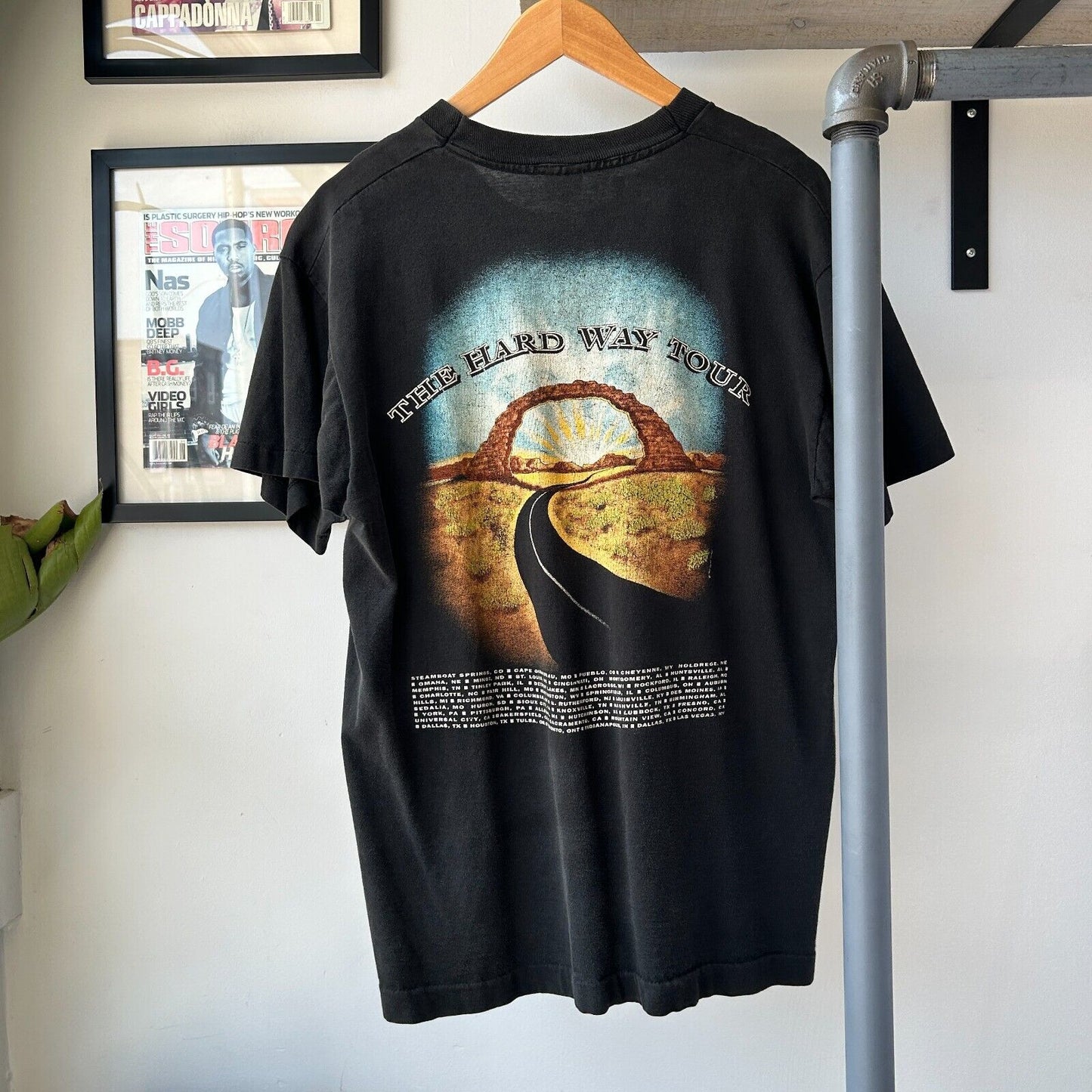 VINTAGE 90s | Clint Black The Hard Way Tour Band T-Shirt sz L