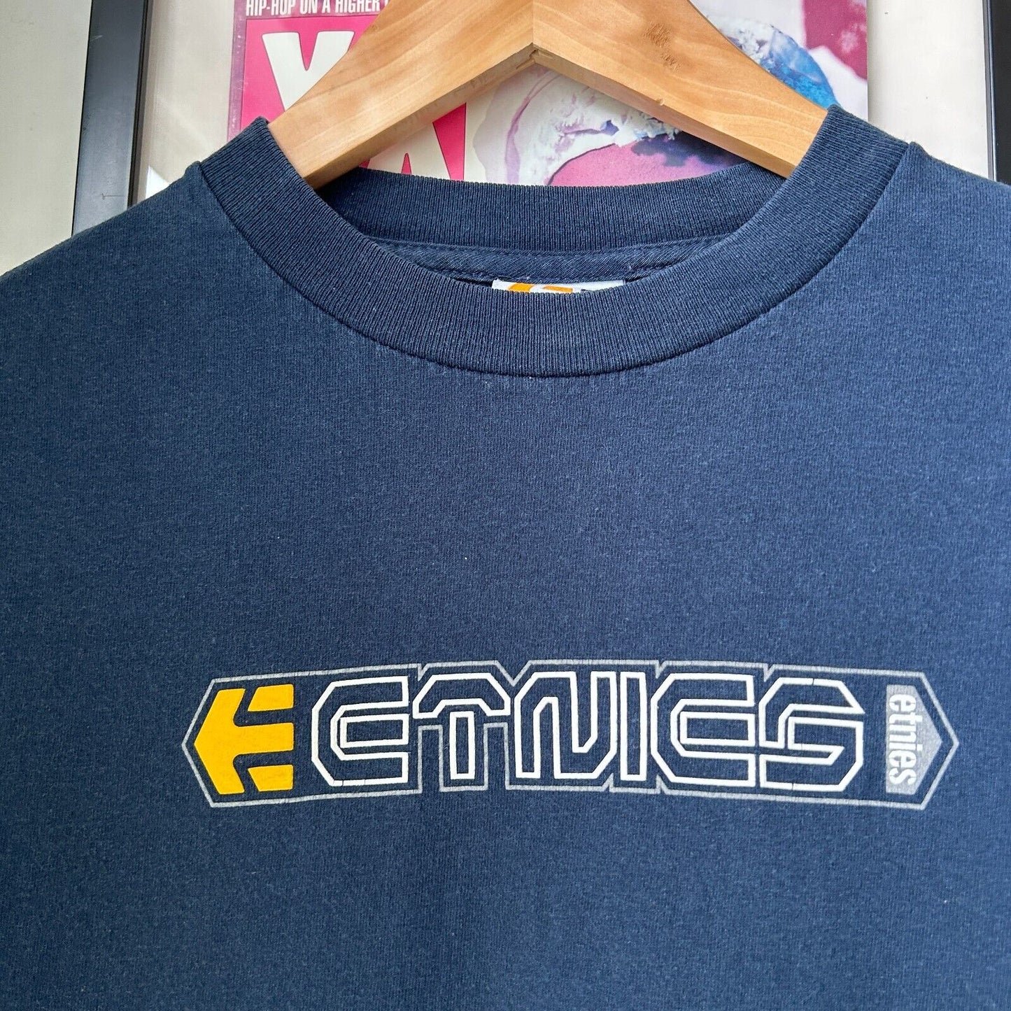 VINTAGE | ETNIES Skateboarding Logo T-Shirt sz M Adult