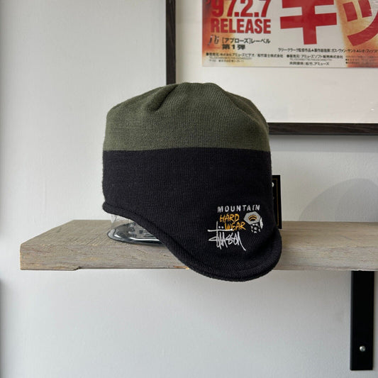 Stussy x Mountain Hard Wear Earflap Skully HAT sz OS