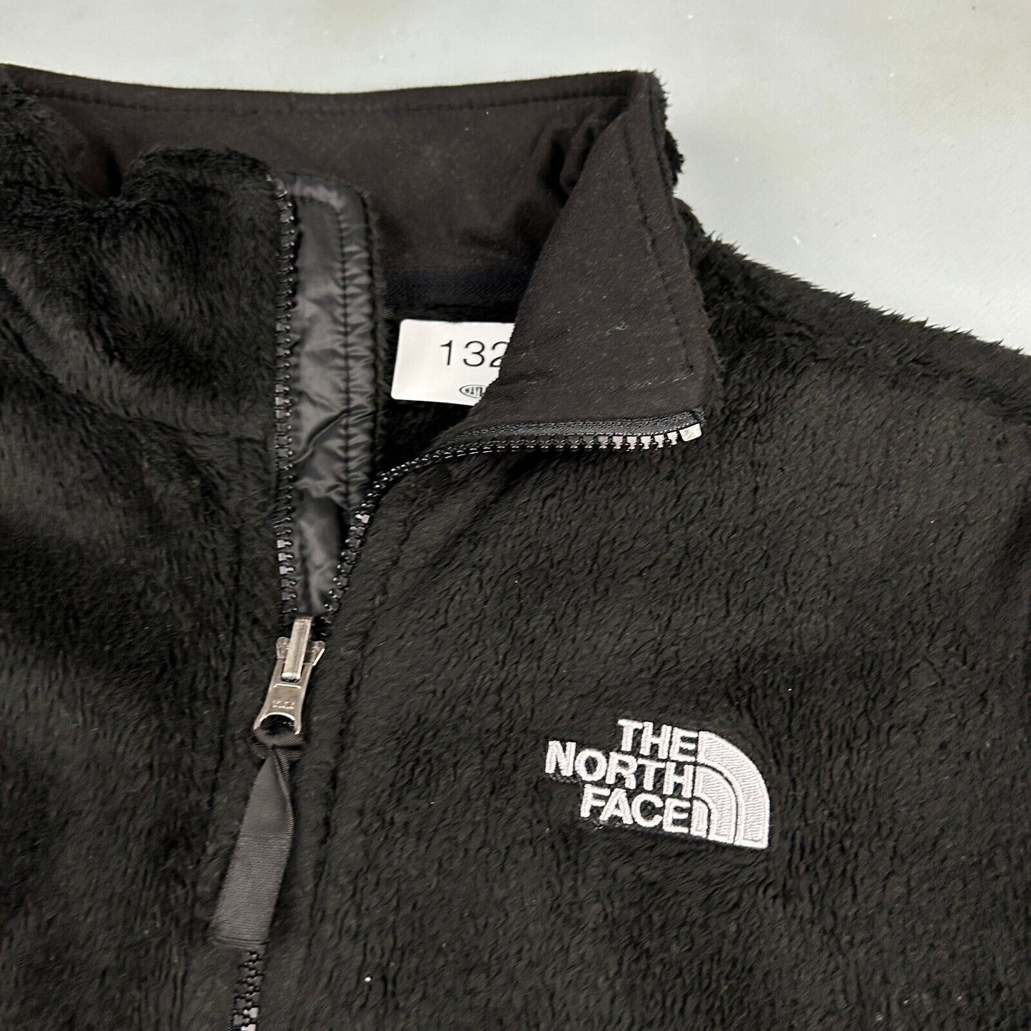 VINTAGE The North Face Black Zip Up Fleece Sweater sz Large Womens Adult
