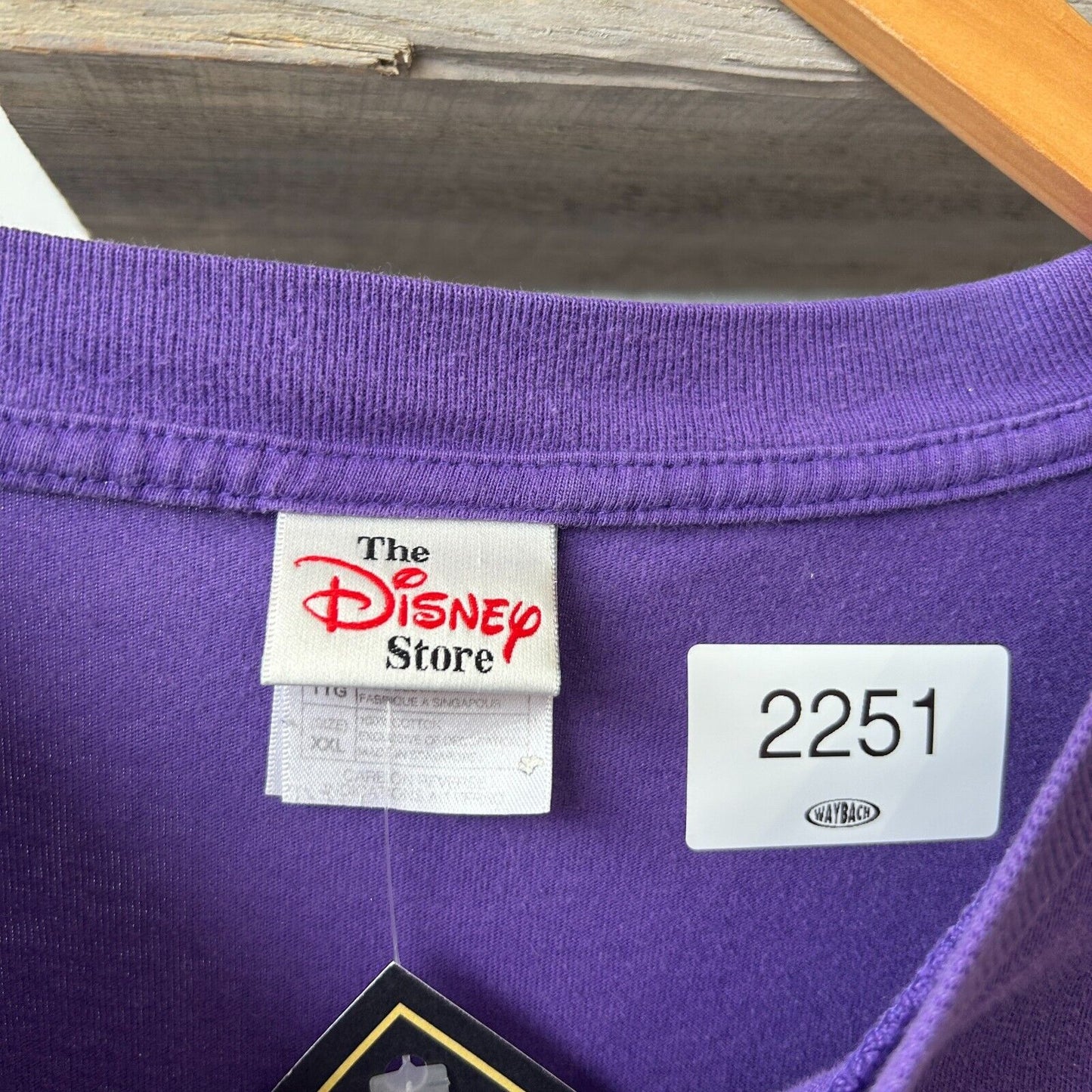 VINTAGE | Disney Eeyore & Tigger Embroidered Pocket T-Shirt sz XXL Adult