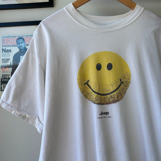 VINTAGE | Jeep There's Only One Smiley T-Shirt sz XL