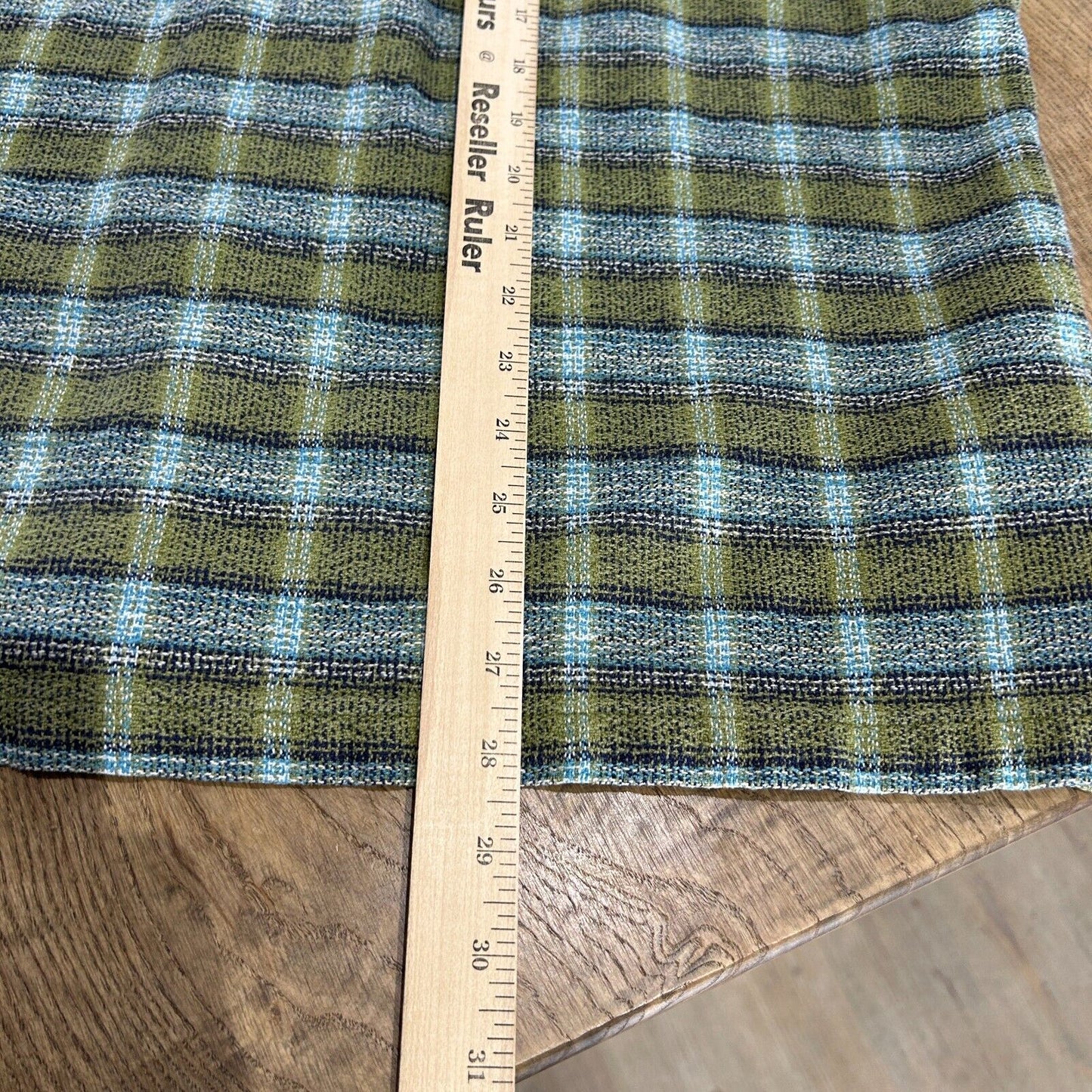 VINTAGE | President Stone Textured Plaid Button Down Shirt sz L