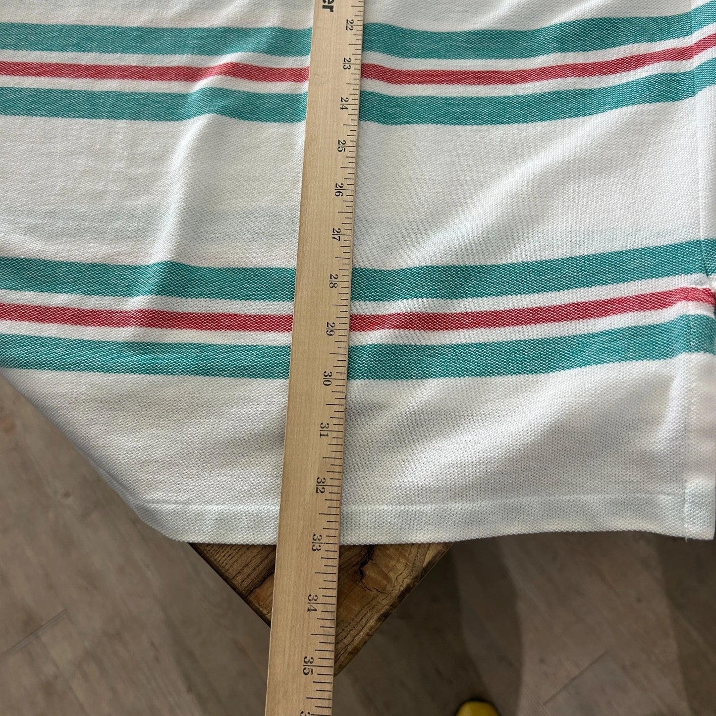 VINTAGE 90s | Ralph Lauren Sm Pony Candy Striped Polo Shirt sz XL