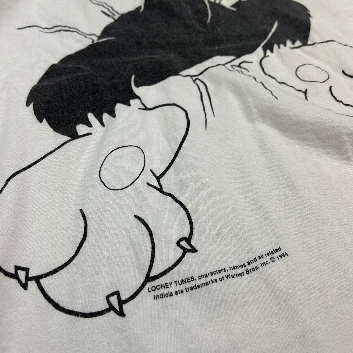 VINTAGE 1994 | Tweety Bird & Sylvester Looney Tunes Cartoon T-Shirt sz XXL Adult