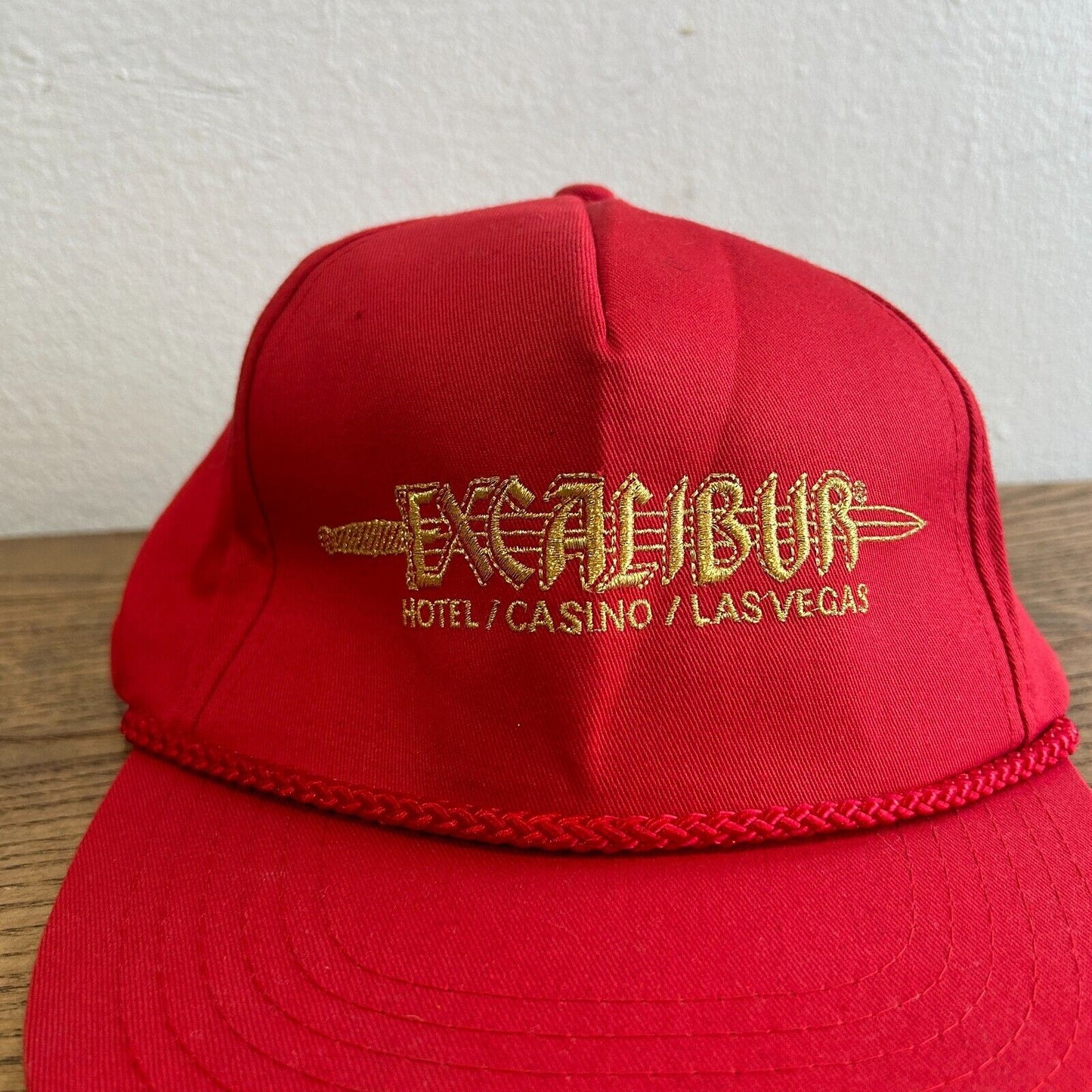 VINTAGE 80s | Excalibur Hotel & Casino Snapback HAT One Size Adult