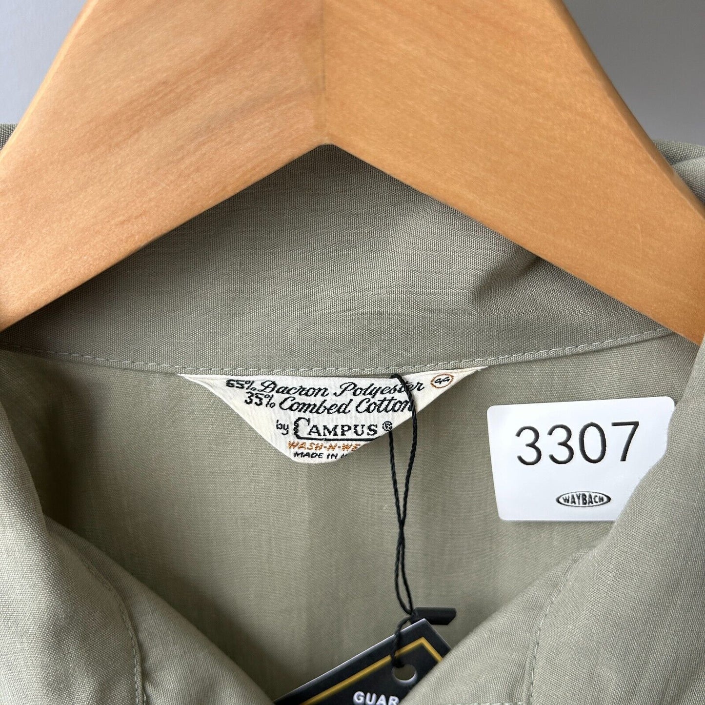 VINTAGE 70s 80s | Campus Combed Cotton Swinger Jacket sz L