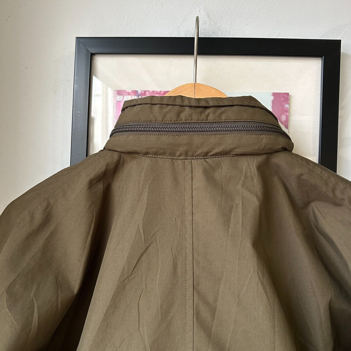 VINTAGE | EMS 1/2 Zip Olive Anorak Windbreaker Jacket sz S