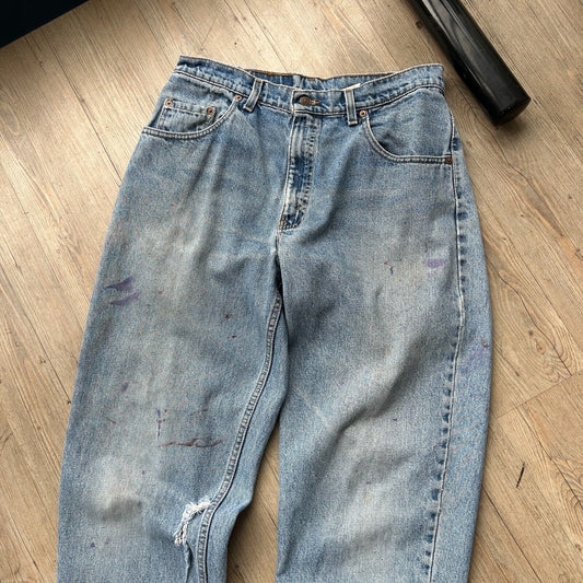 VINTAGE 90s | Levis 560 Loose Fit Tapered Denim Jeans Pants sz W32 L30