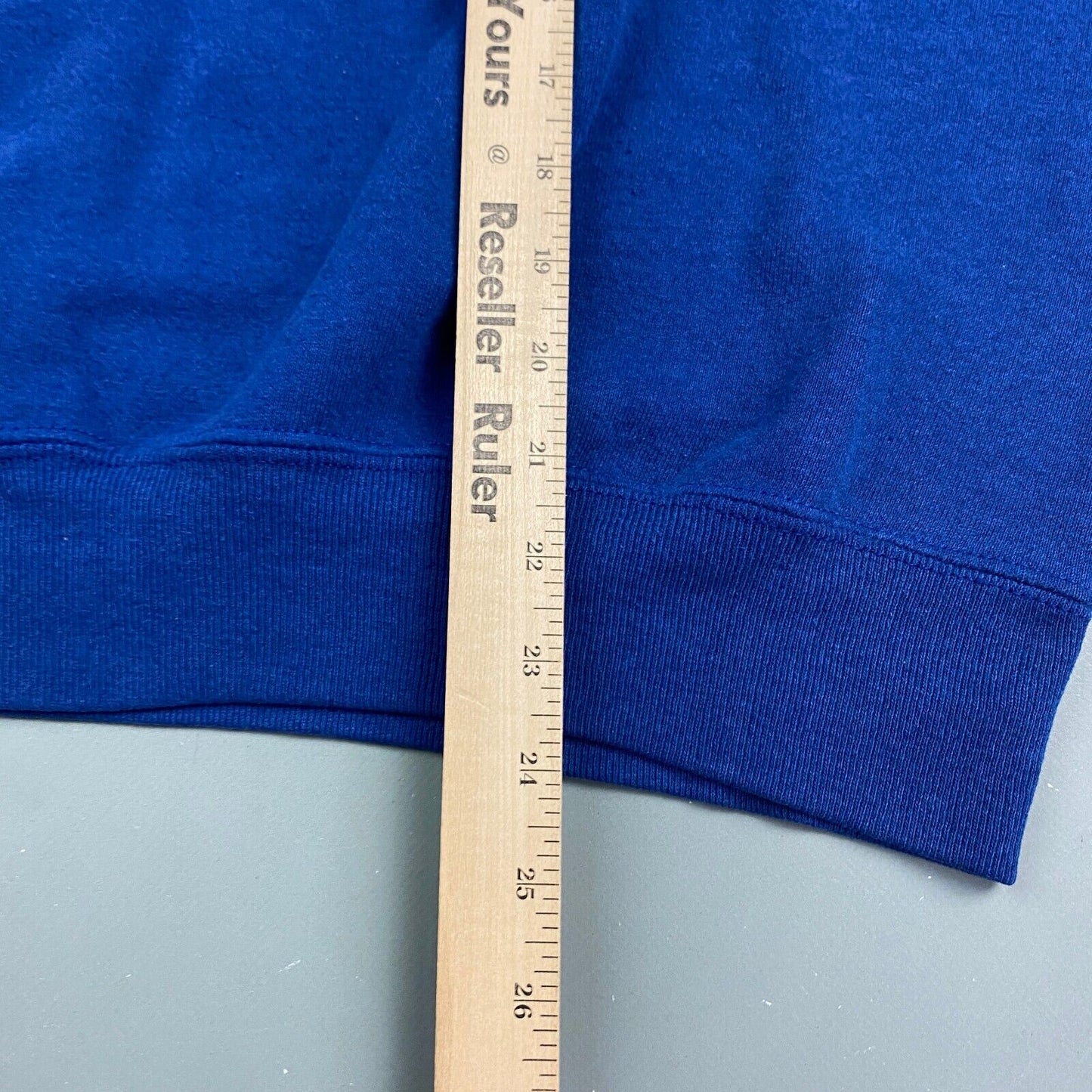 VINTAGE 80s Minocqua Bay Blue Crewneck Sweater sz Large Men Adult