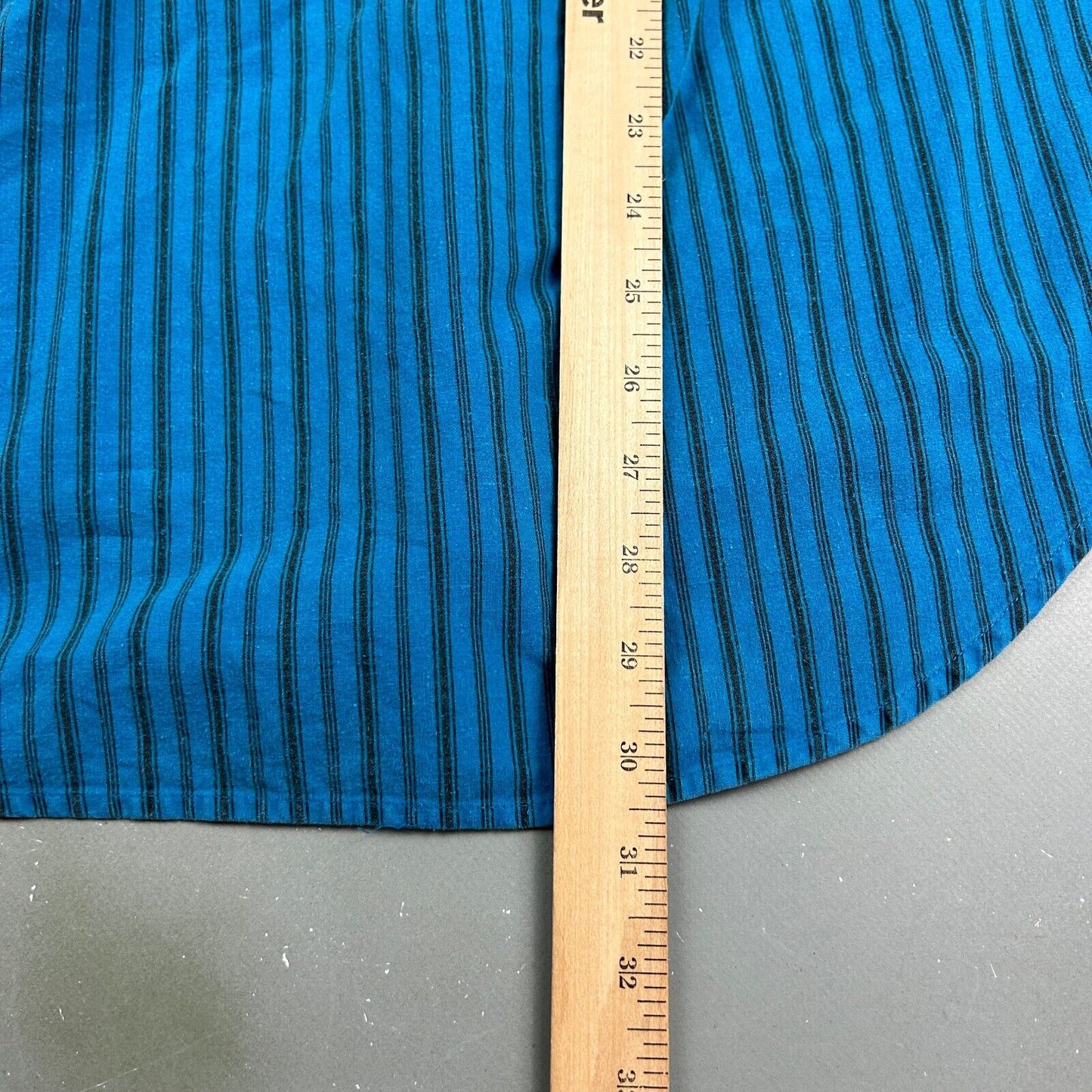 VINTAGE 90s Bugle Boy Preserve Our Resources Striped Button Up Shirt sz M Adult