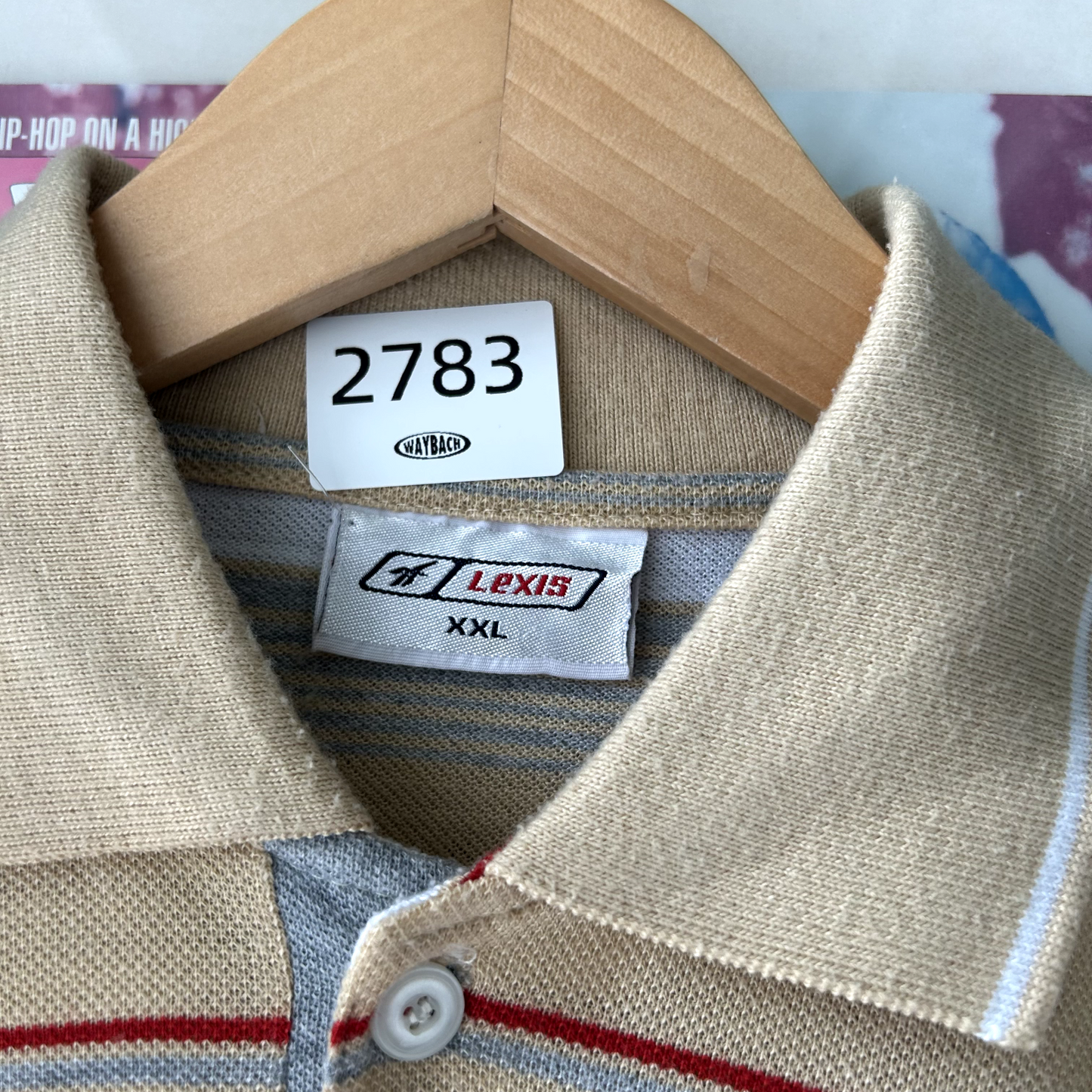 VINTAGE 1990s Reebok Lexis Striped Polo Shirt sz XL Adult