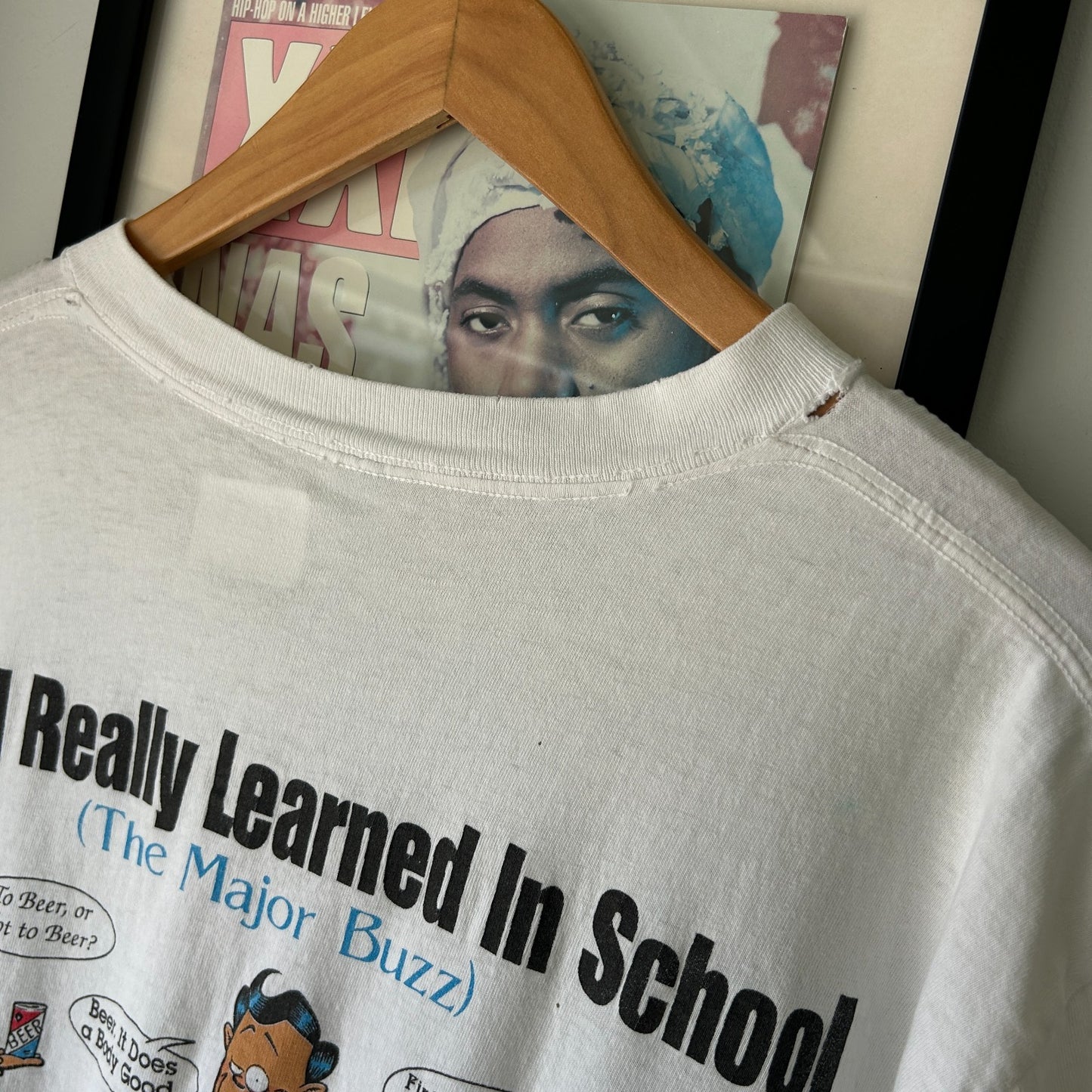 VINTAGE 90s | What I Really Learned In School Thrashed T-shirt sz L