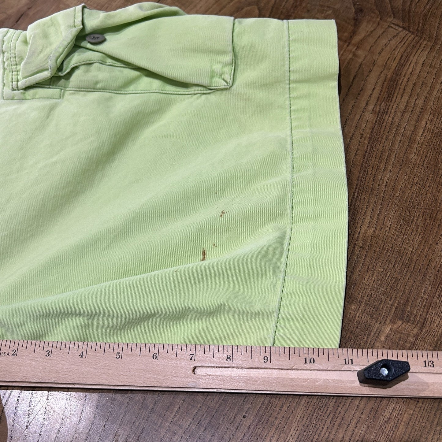 VINTAGE | Ralph Lauren Polo 67 Chino Faded Green Cargo Shorts sz W36