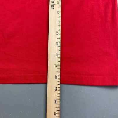 VINTAGE 90s Paramount Communications Company Red T-Shirt sz Large Adult