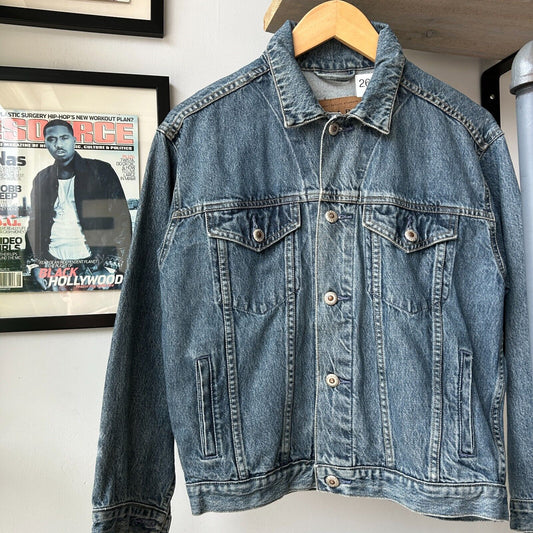 VINTAGE 90s | GAP Denim Jean Trucker Jacket sz S