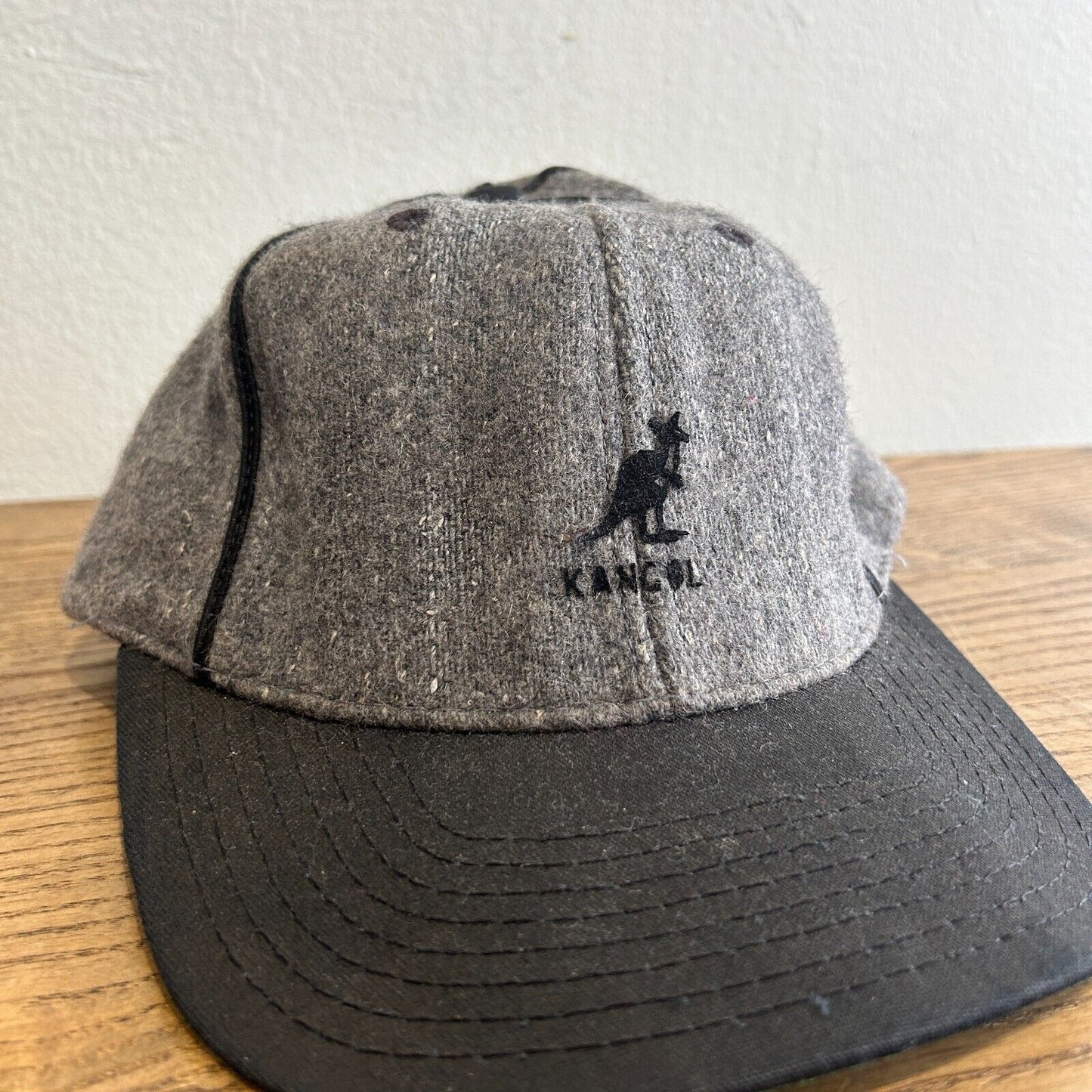VINTAGE 90s | Kangol Wool Blend Snapback HAT One Size Adult