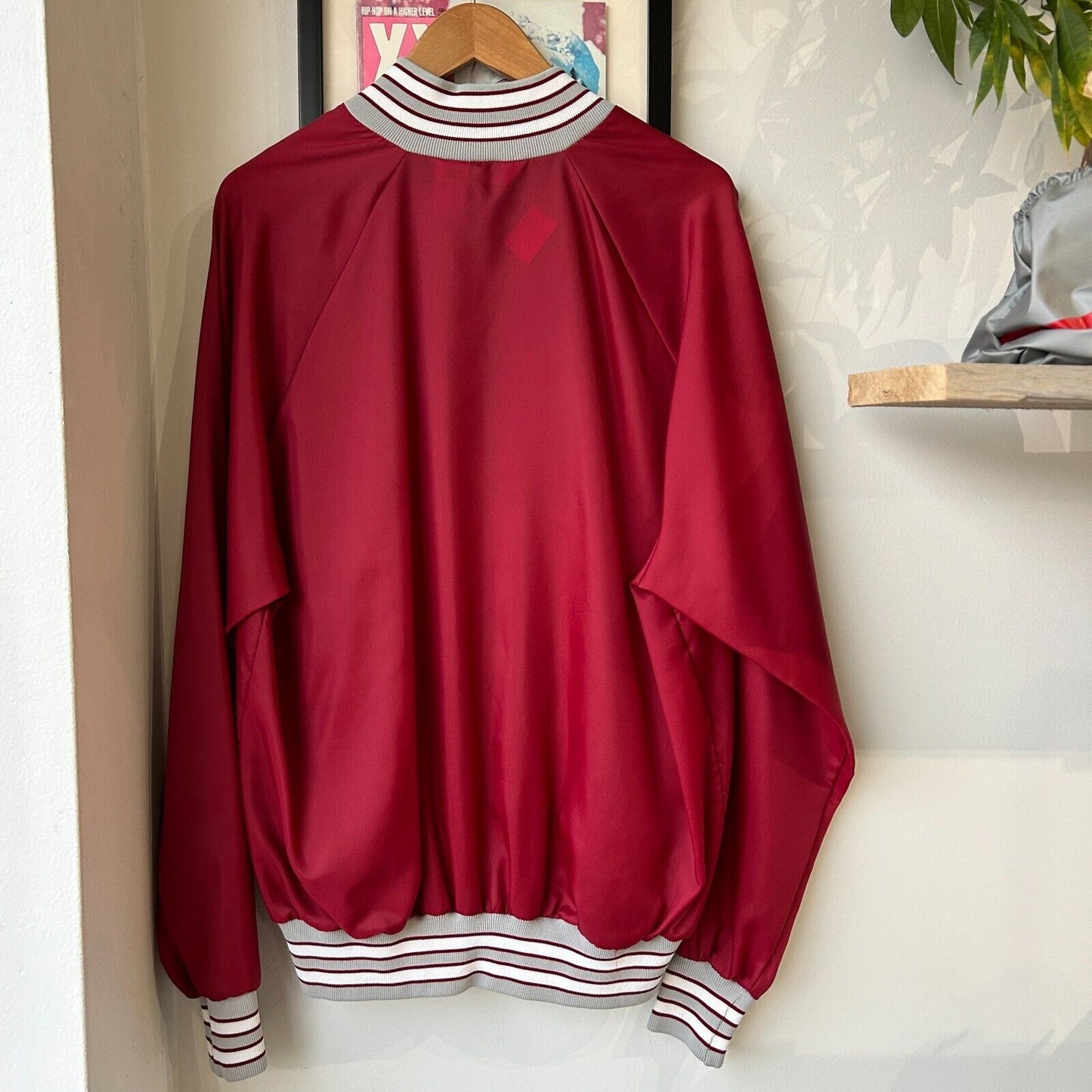 VINTAGE 80s | Alabama Crimson Tide 1/2 Zip Windbreaker Jacket sz L