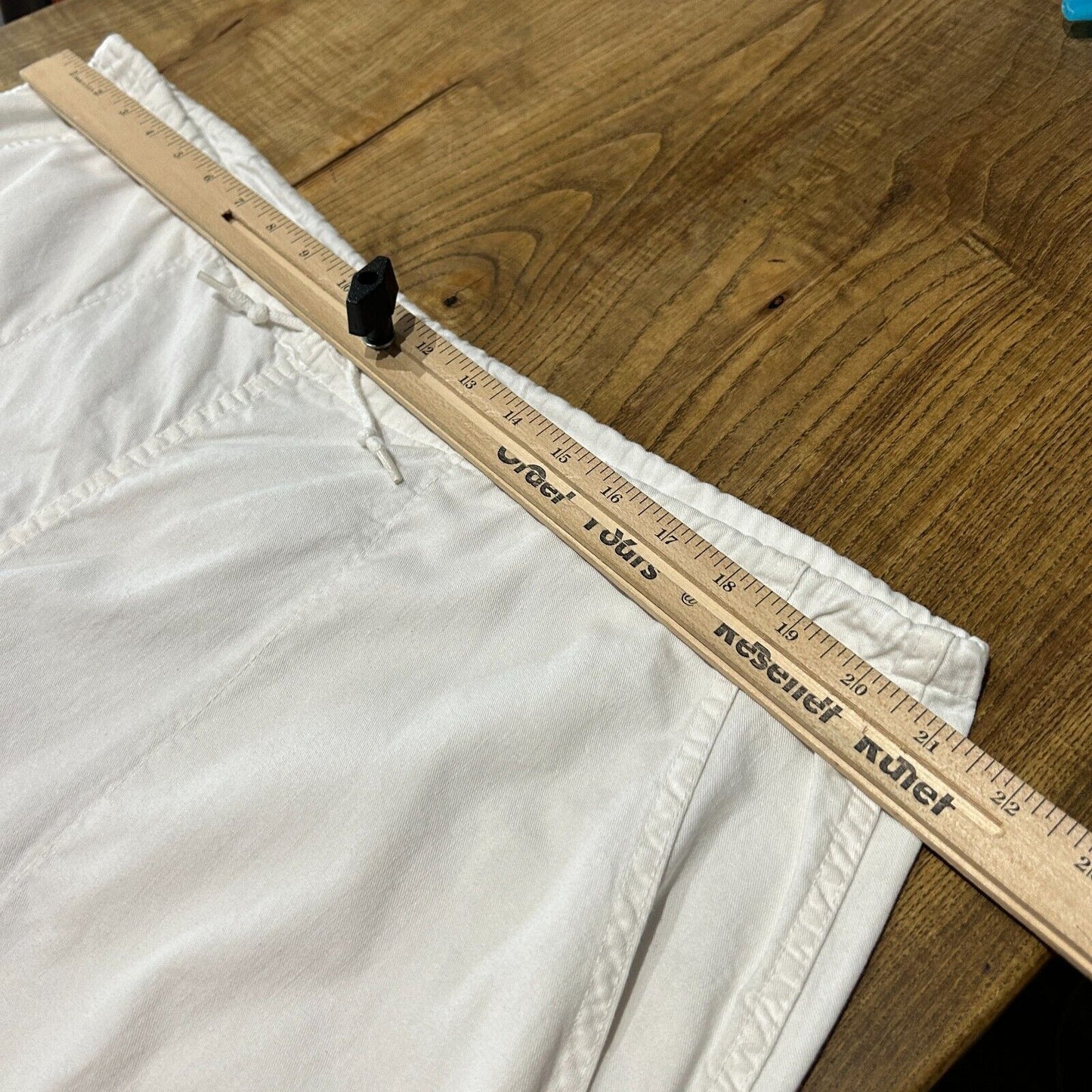 VINTAGE 90s | UFO White Cotton Parachute Baggy Pants sz OneSize