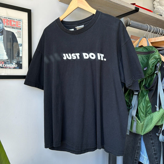 VINTAGE | NIKE Just Do It Shadow Logo T-Shirt sz XL