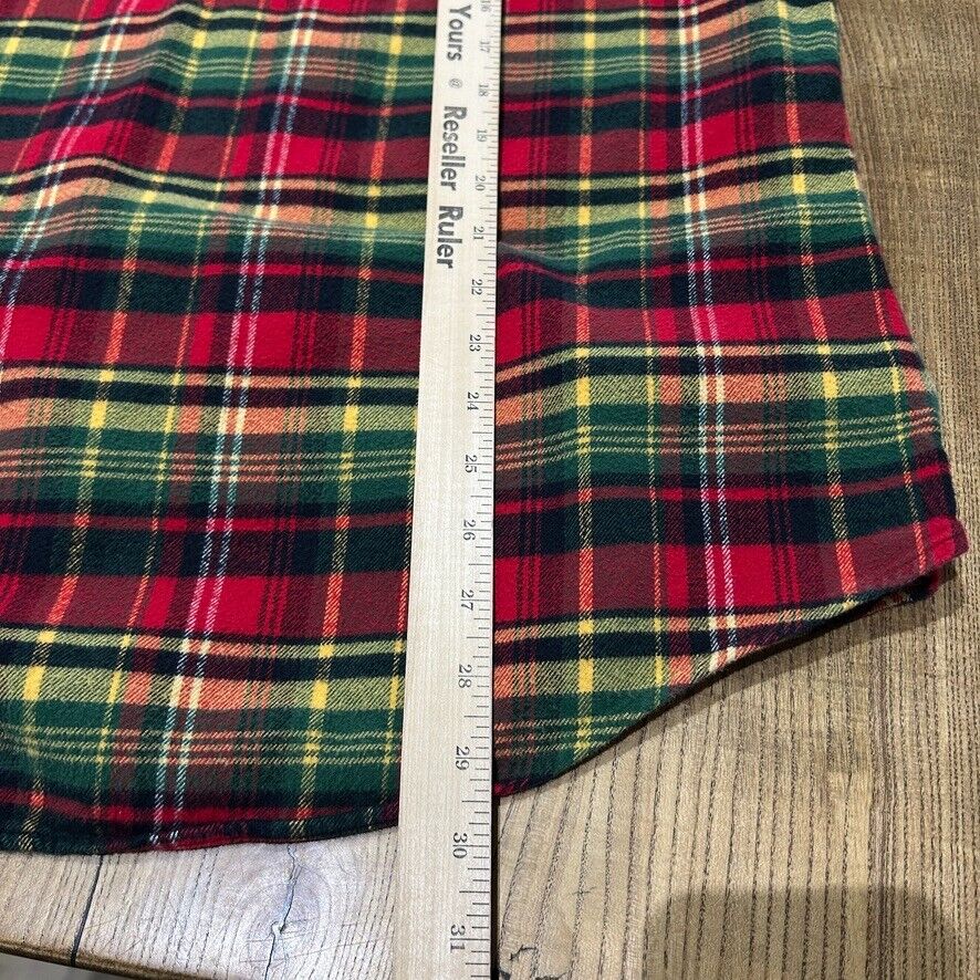 VINTAGE | Ralph Lauren Plaid Flannel Button Down Shirt sz L