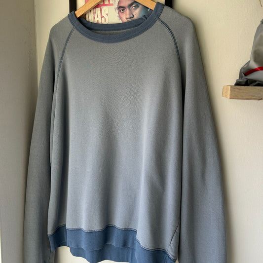 VINTAGE | Gap Blank Blue Crewneck Sweater sz XL