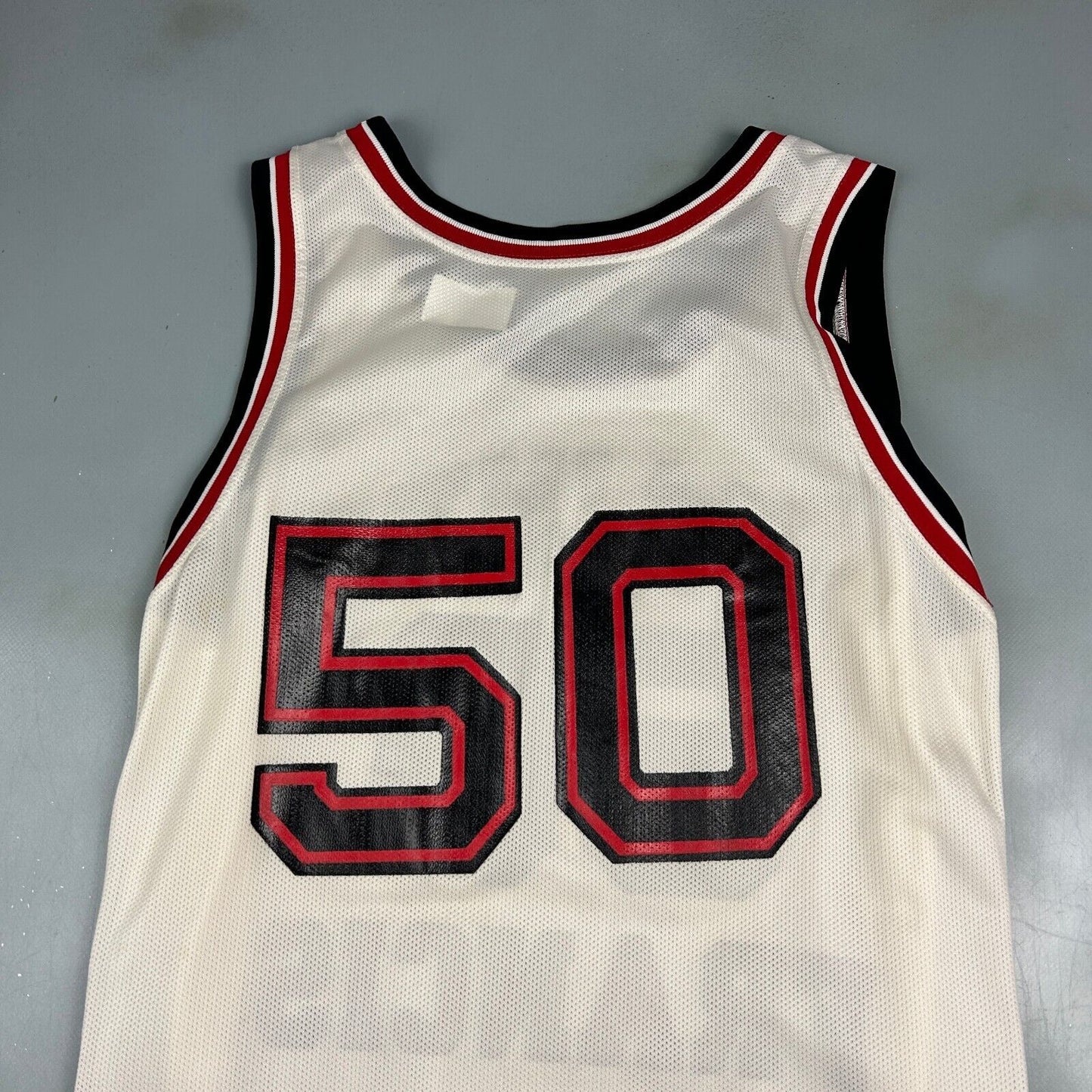 VINTAGE 90s | Saint Francis #50 Champion Basketball Jersey sz 46 Tall Adult