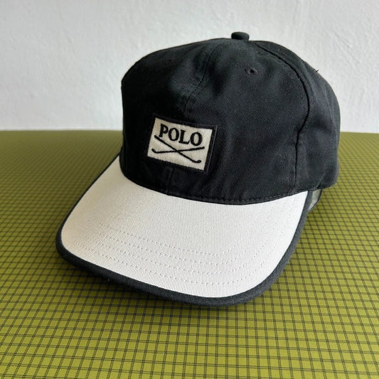 VINTAGE | POLO Golf Ralph Lauren Two Tone Cap Hat sz OS