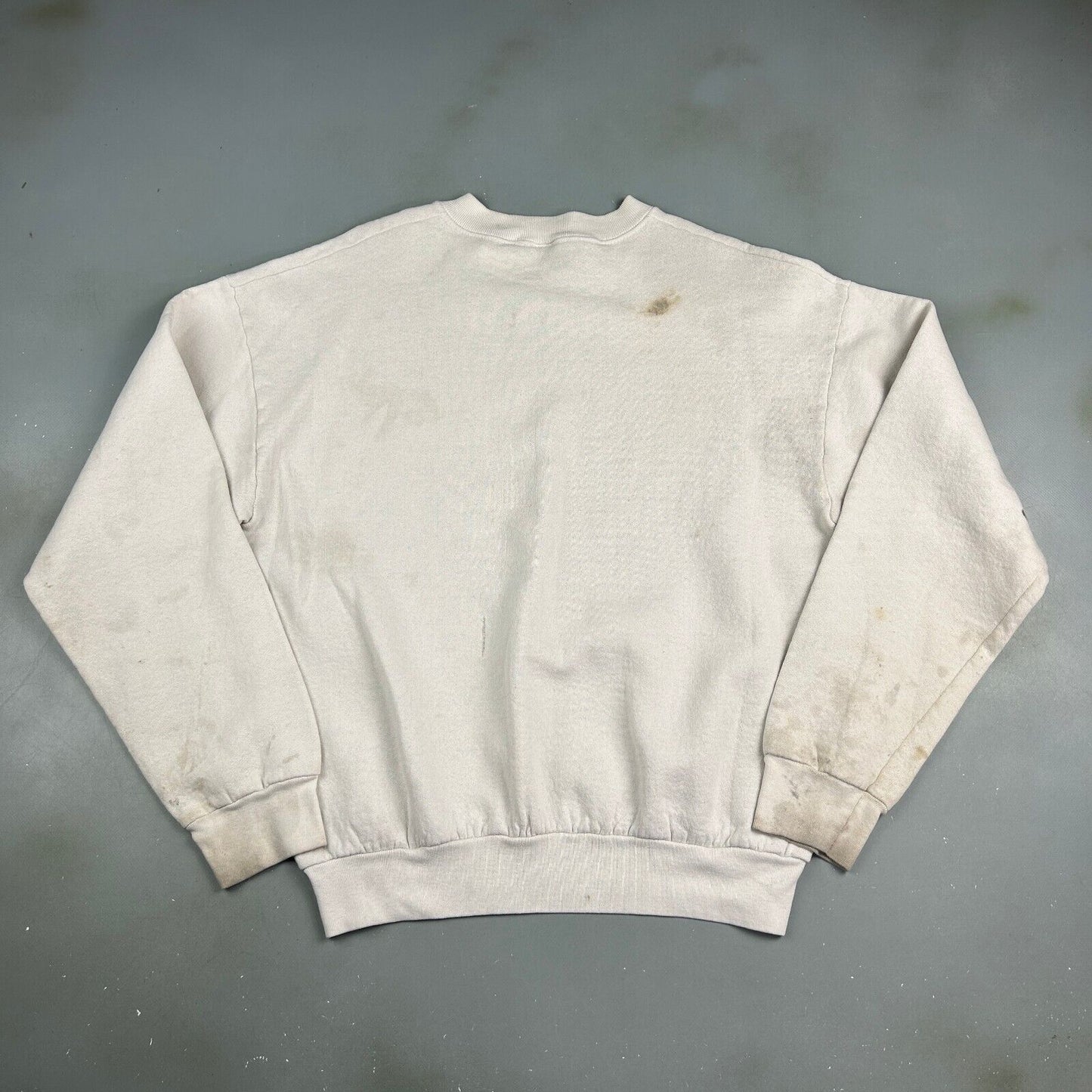 VINTAGE 90s The Incredible Mr Fix It Distressed Crewneck Sweater sz Medium Adult