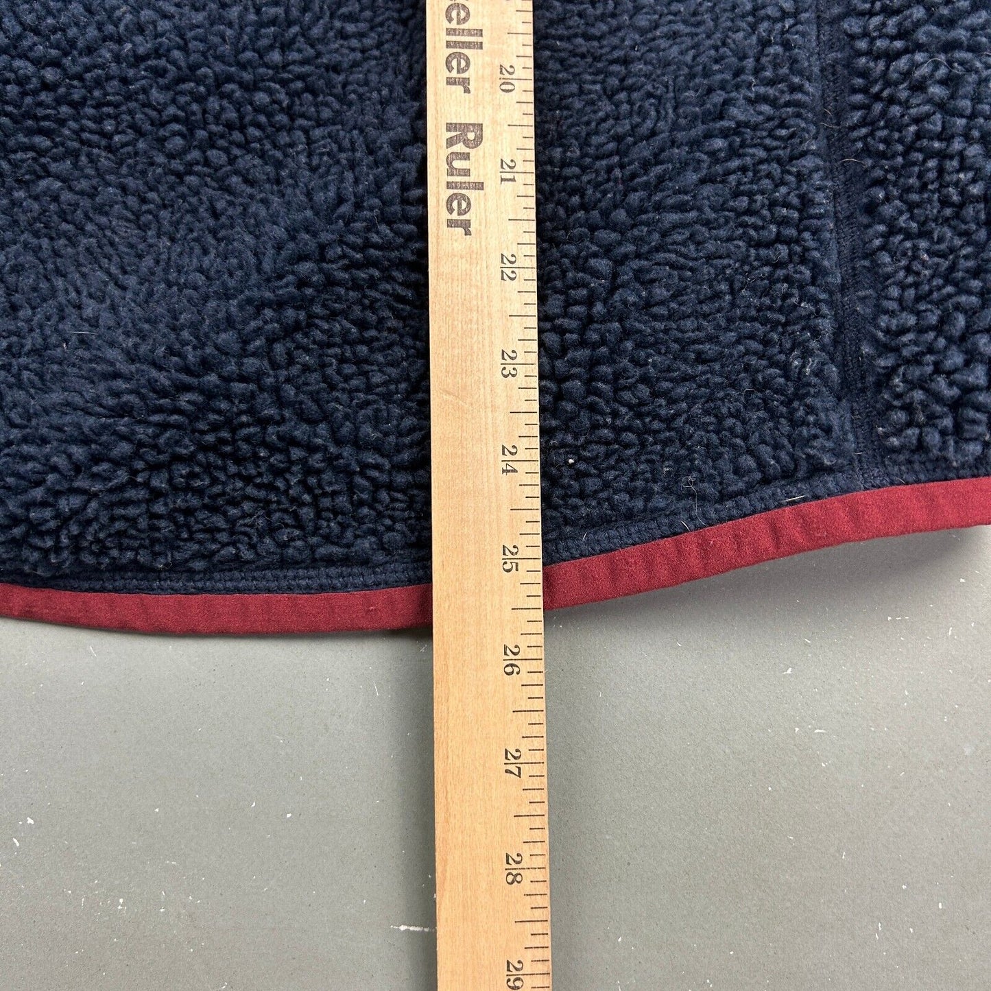 VINTAGE L.L Bean Deep Pile Full Zip Vest Fleece Sweater sz Small Adult