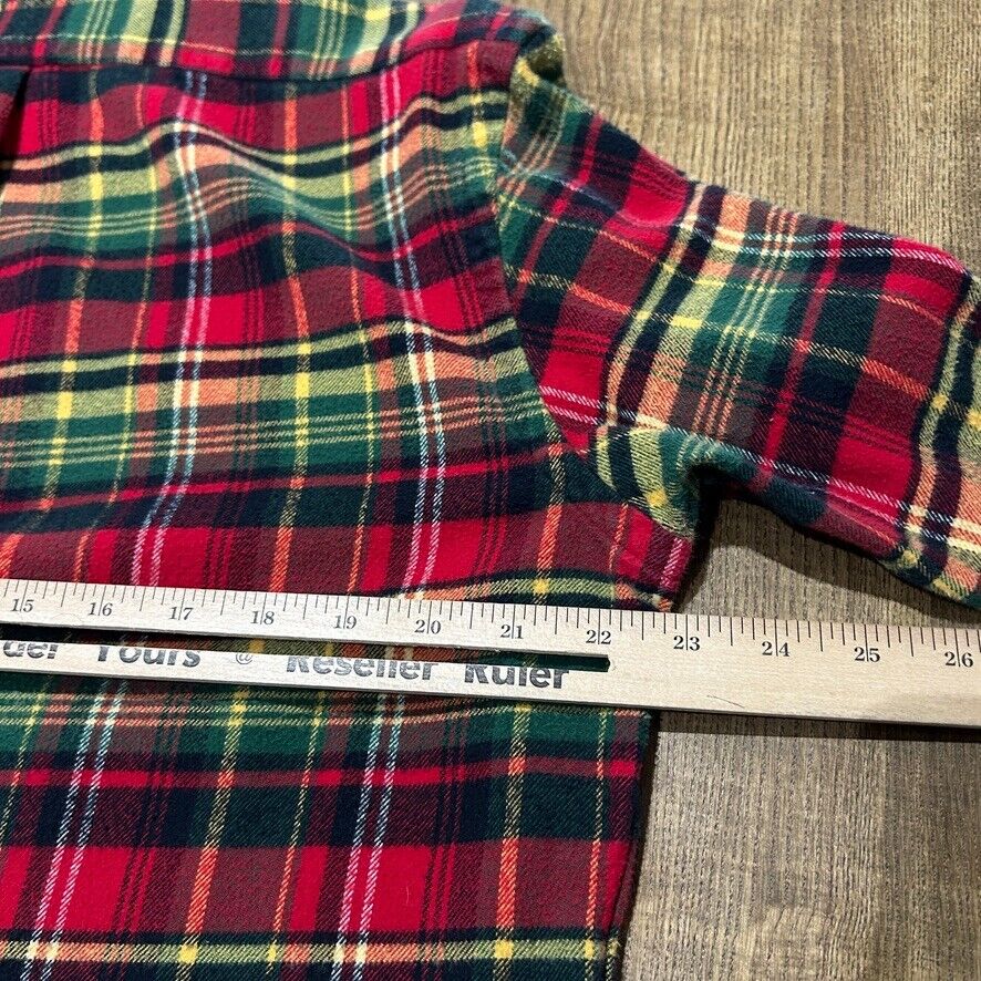 VINTAGE | Ralph Lauren Plaid Flannel Button Down Shirt sz L