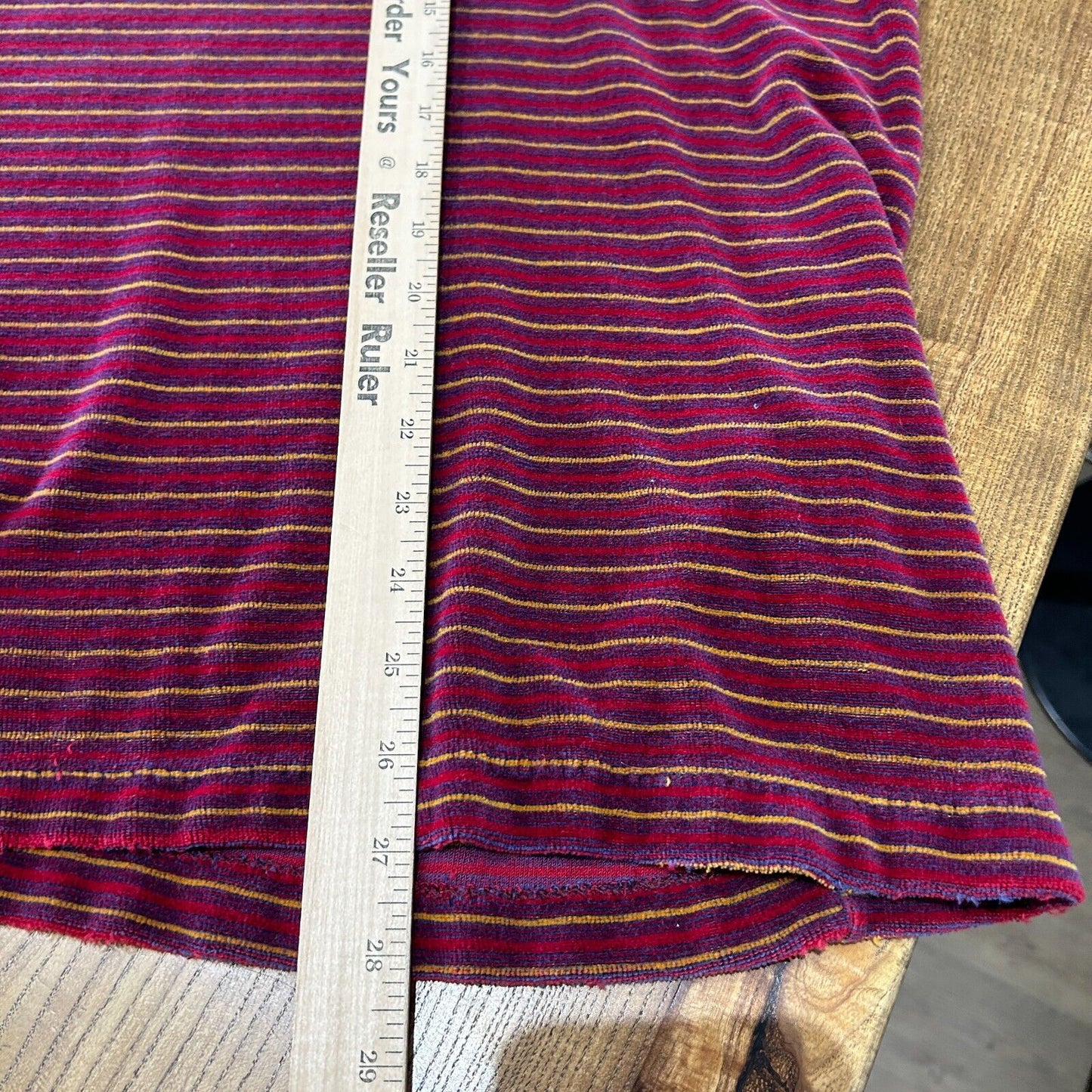 VINTAGE 70s | Break Away 1/4 Zip Striped Rugby Polo Shirt sz L