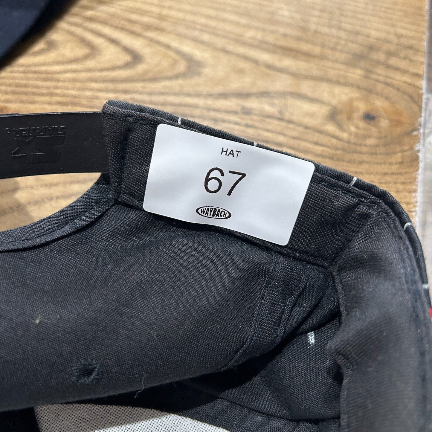 VINTAGE 90s | Chicago Bulls Pinstripe STARTER Snapback HAT One Size